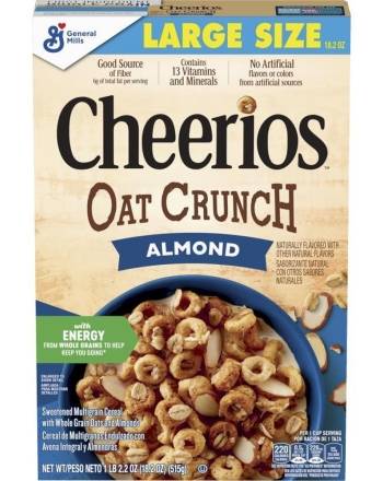 Cheerios Oat Crunch Almond 18.2 oz