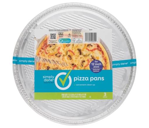 Simply Done Pizza Pans 3 ct