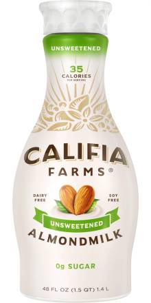 Califia Unsweetened Almond Milk 48 oz