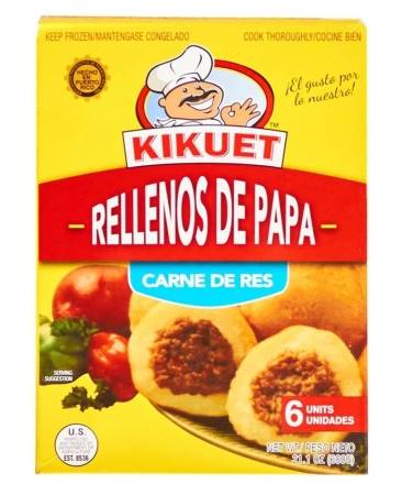 Kikuet Rellenos de Papa con Carne de Res 20 oz