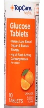 TopCare Glucose Tablets 10 ct