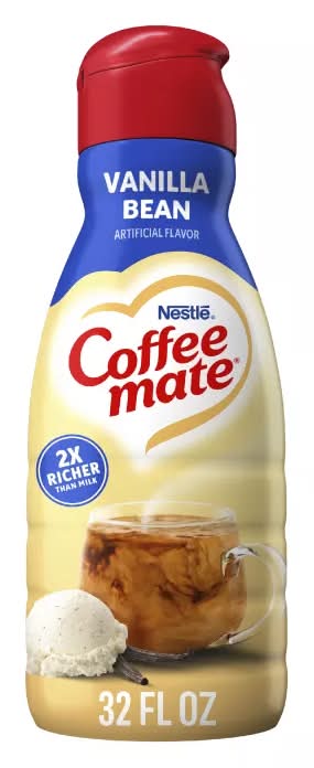 Coffee-Mate Zero Sugar Vanilla Bean Creamer 32 oz