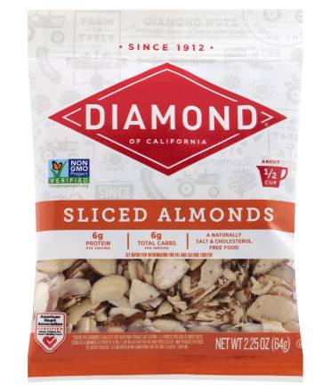 Diamond Sliced Almonds 2.25 oz