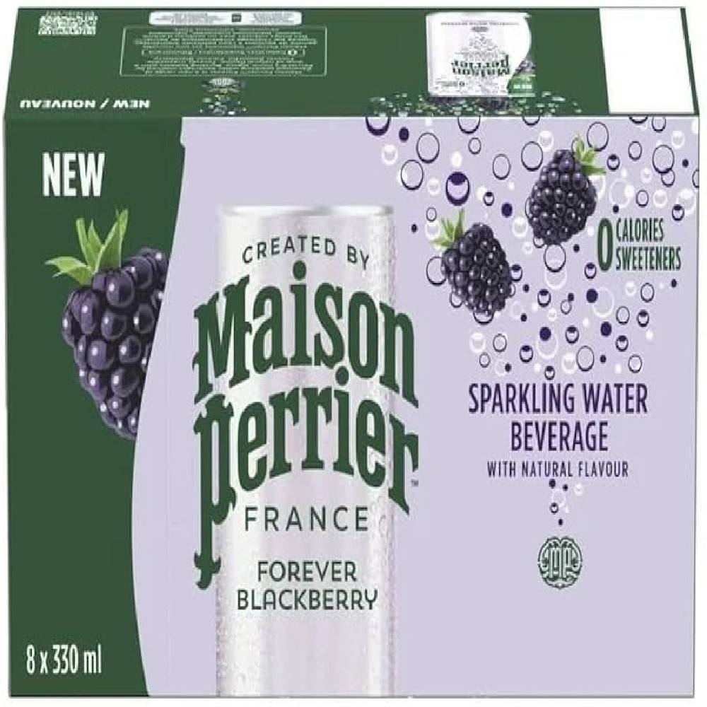 Maison Perrier France Ultimate Sparkling Water Forever Blackberry 8-11.5