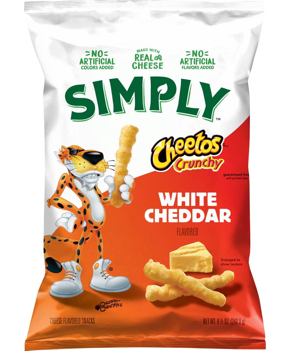 Cheetos Crunchy Simply White Cheddar 8.5 oz