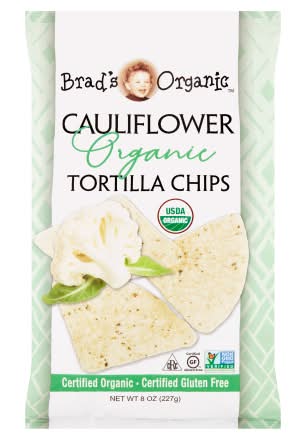 Brad's Organic Cauliflower Tortilla Chips 8 oz