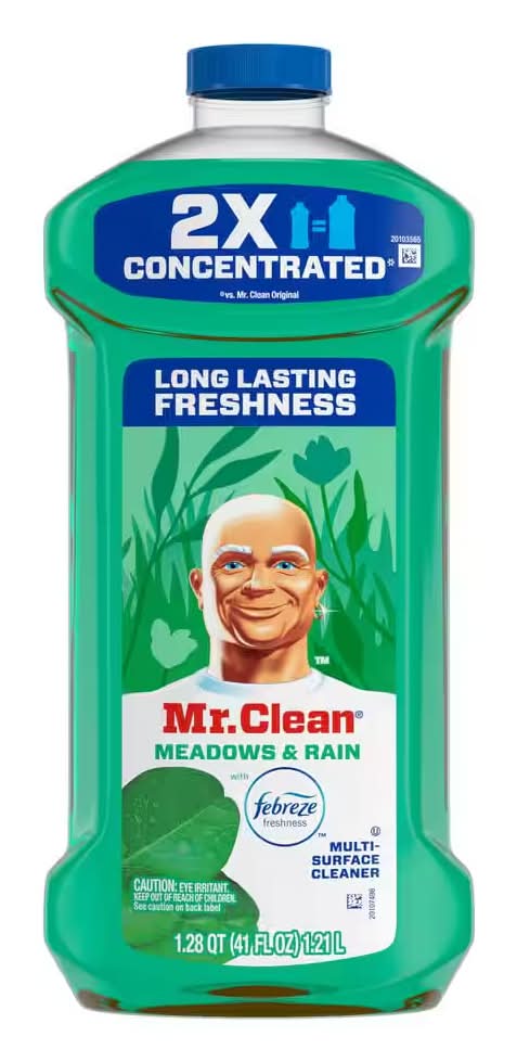 Mr. Clean 2x Concentrated Multi-Surface Cleaner Original Fresh Gain 41 oz