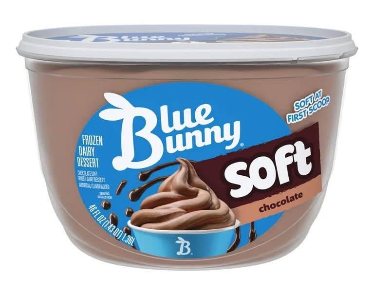 Blue Bunny Soft Chocolate Ice Cream 46 oz