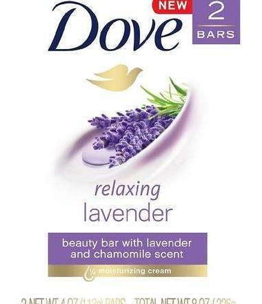 Dove Lavender Bar Soap 2 ct