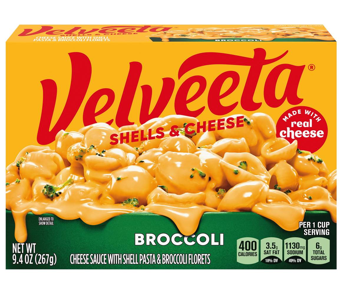 Velveeta Shells & Cheese Broccoli 9.4 oz
