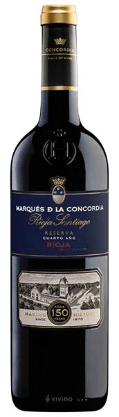 Marques De La Concordia Rioja Reserva Cuarto Año 750 mlm