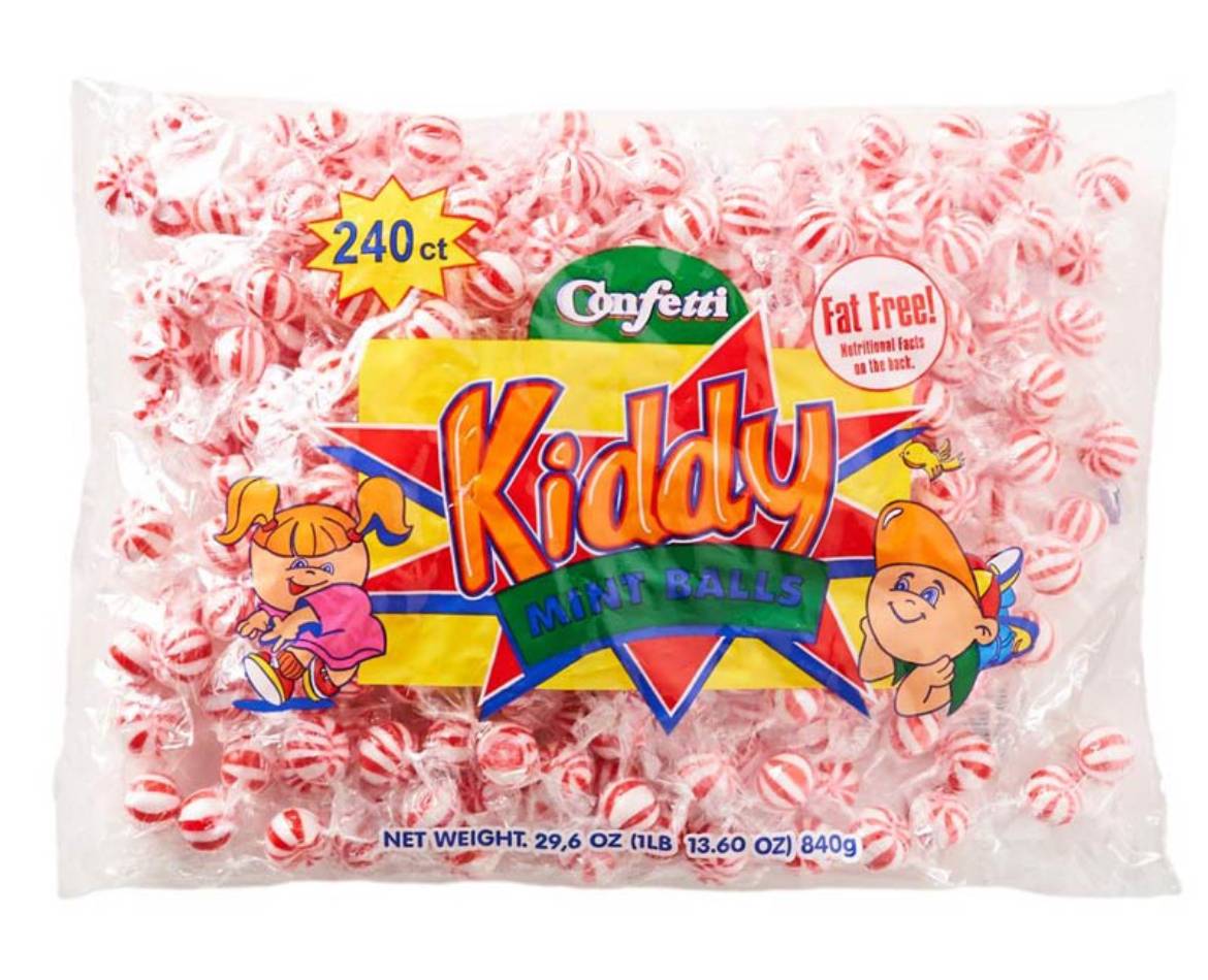Confetti Kiddy Mint Balls 240 ct