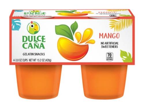 Dulce de Cana Gelatina Mango 4-3.8 oz