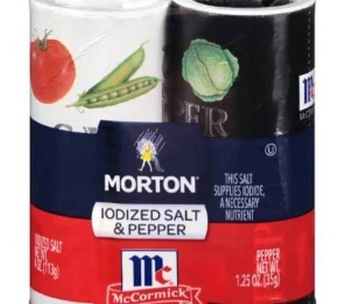 Morton Iodized Salt & Pepper