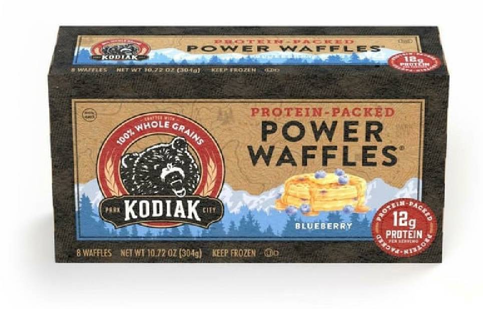 Kodiak Power Blueberry Waffles 10.72 oz