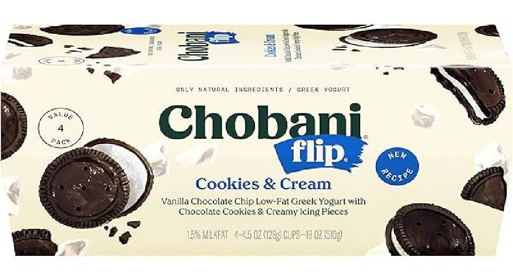 Chobani Flip Cookies and Cream 4 pack