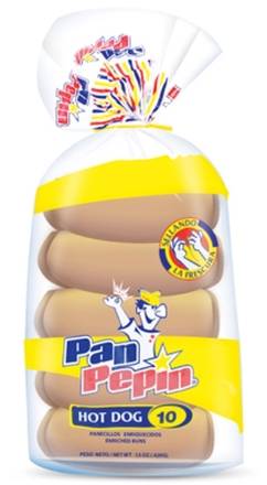 Pan Pepin Hot Dog Buns 14.5 oz
