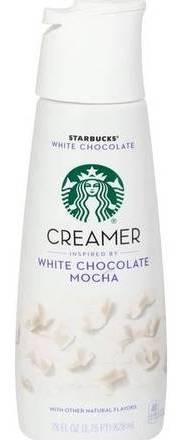 Starbucks White Chocolate Mocha Creamer 28 oz