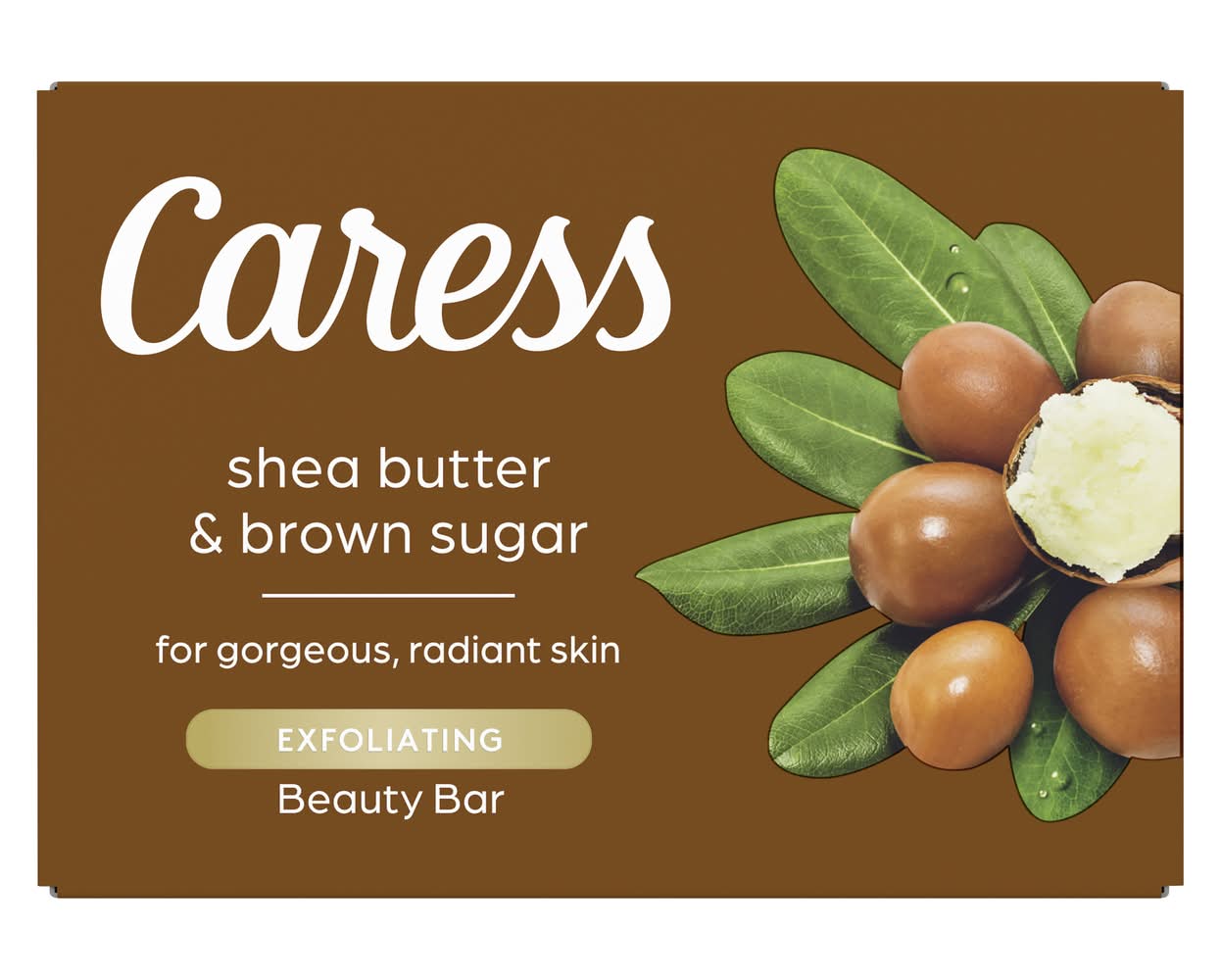 Caress Shea Butter & Brown Sugar Beauty Bars 3-3.15 oz