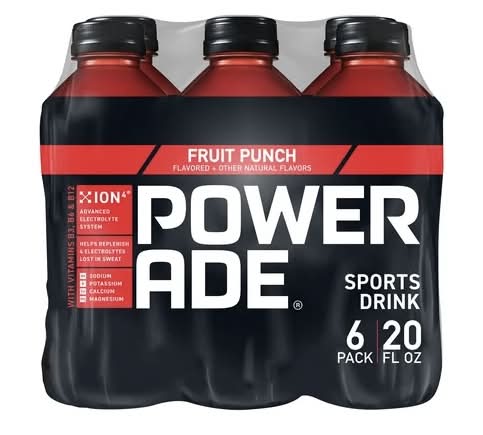 Powerade Fruit Punch 6-20 oz