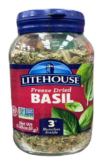 LiteHouse Freeze Dried Basil 0.28 oz