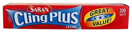 Saran Cling Plus Plastic Wrap 200 ft