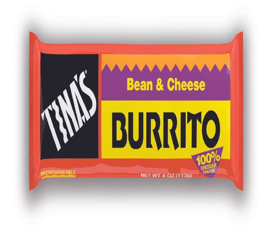 Tina's Burrito Bean and Cheese