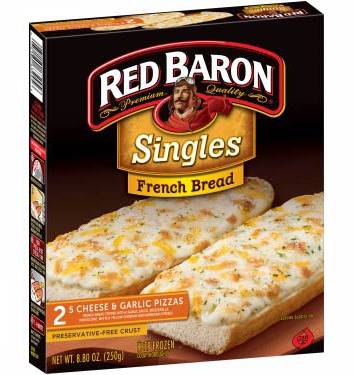 Red Baron French Bread Five Cheeses Pizzas 8.8 oz