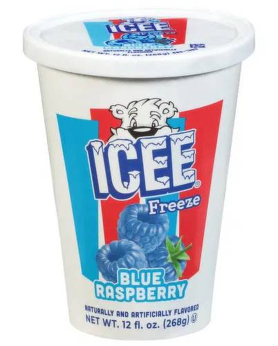 Icee Freeze Cup Blue Raspberry 12 oz