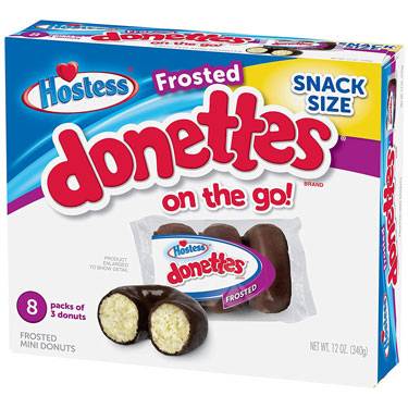 Hostess Donettes on the go Frosted 12 oz