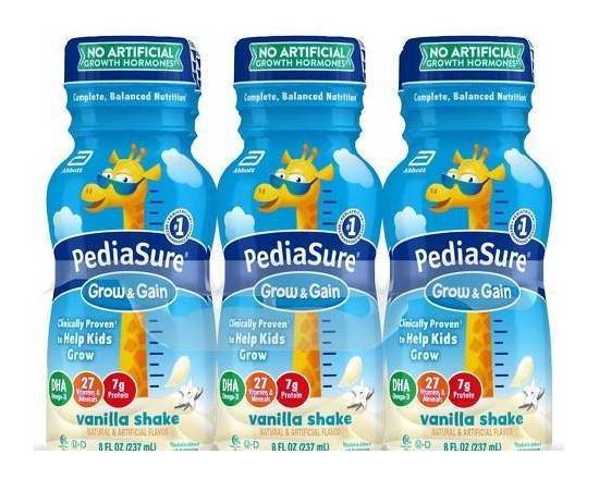 Pediasure Grow & Gain Vanilla Shake 6-8 oz