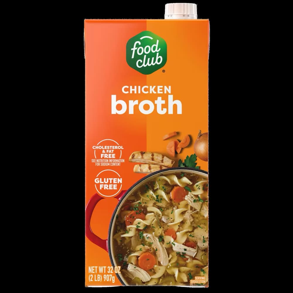Food Club Chicken Broth 32 oz