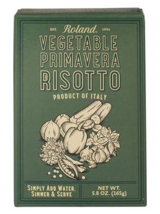 Roland Vegetable Primavera Risotto 5.8 oz