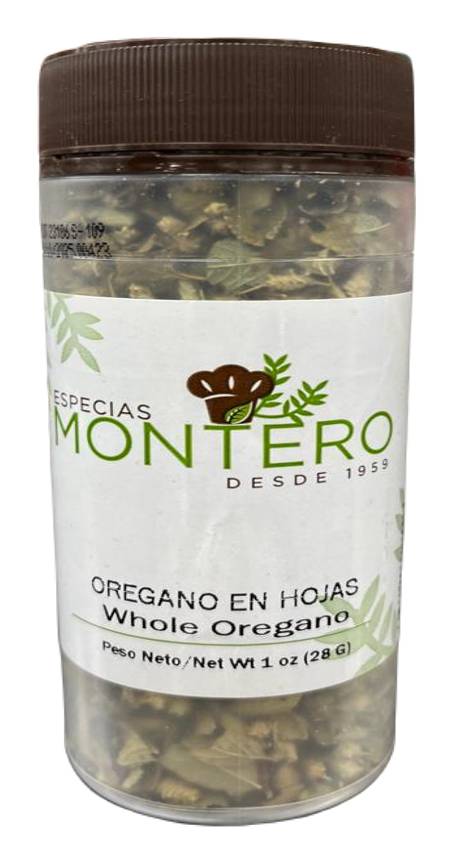 Montero Orégano en Hojas 1 oz