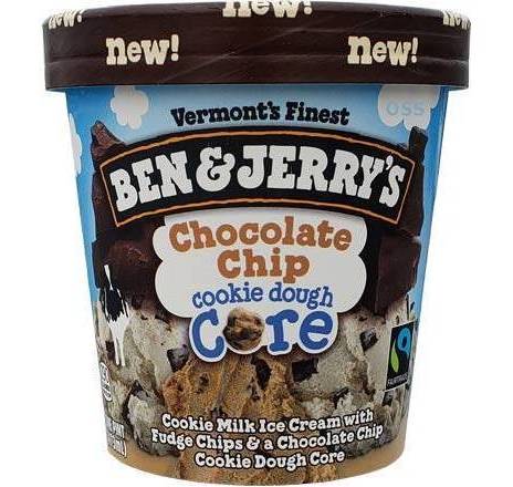 Ben and Jerry’s Chocolate Chip Cookie Dough Core 16 oz