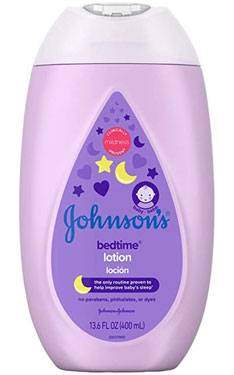 Johnson’s Baby Bedtime Bath Lotion 13.6 oz m