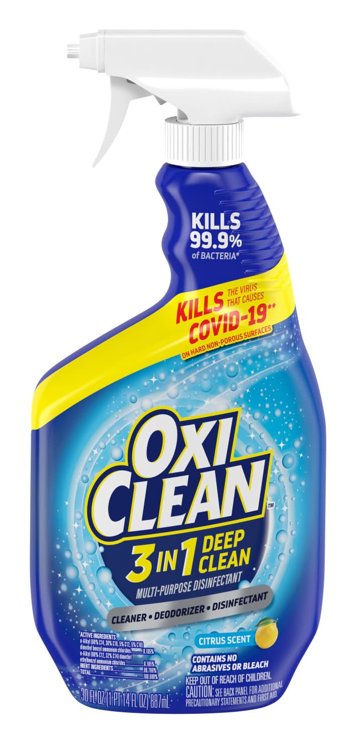 OxiClean 3 in 1 Deep Clean Multi-Purpose Disinfectant 30 oz