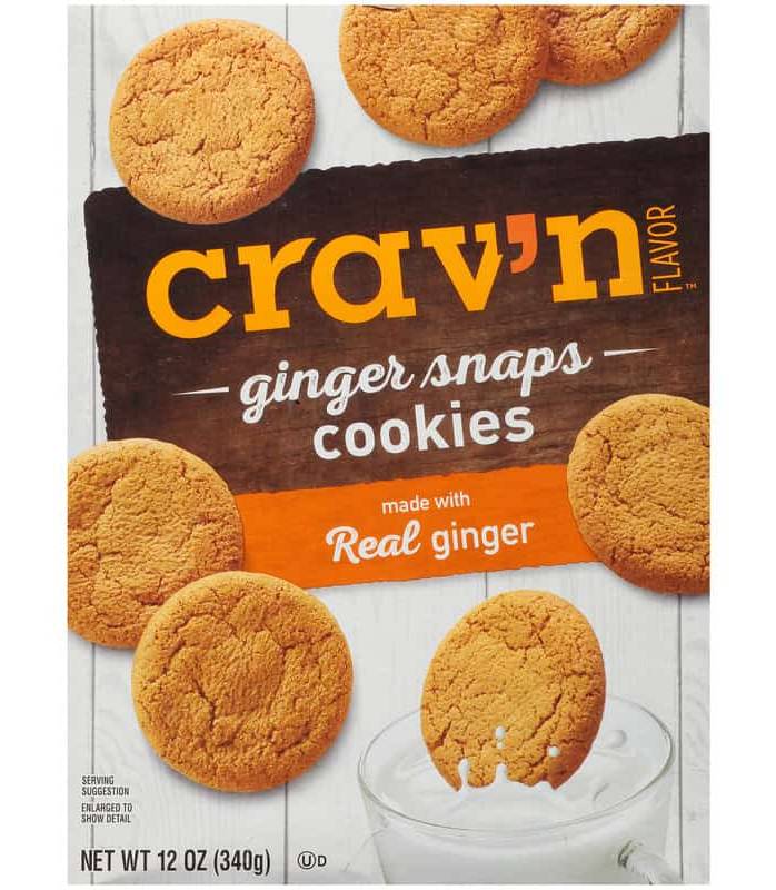 Crav’n Ginger Snaps Cookies 12 oz