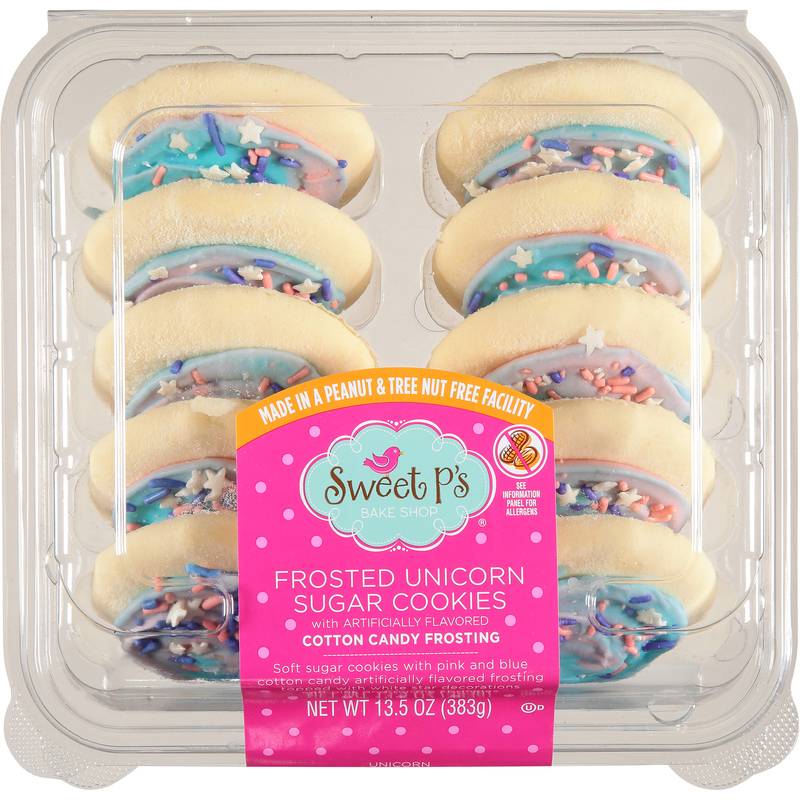 Sweet P's Frosted Unicorn Sugar Cookies 13.5 oz