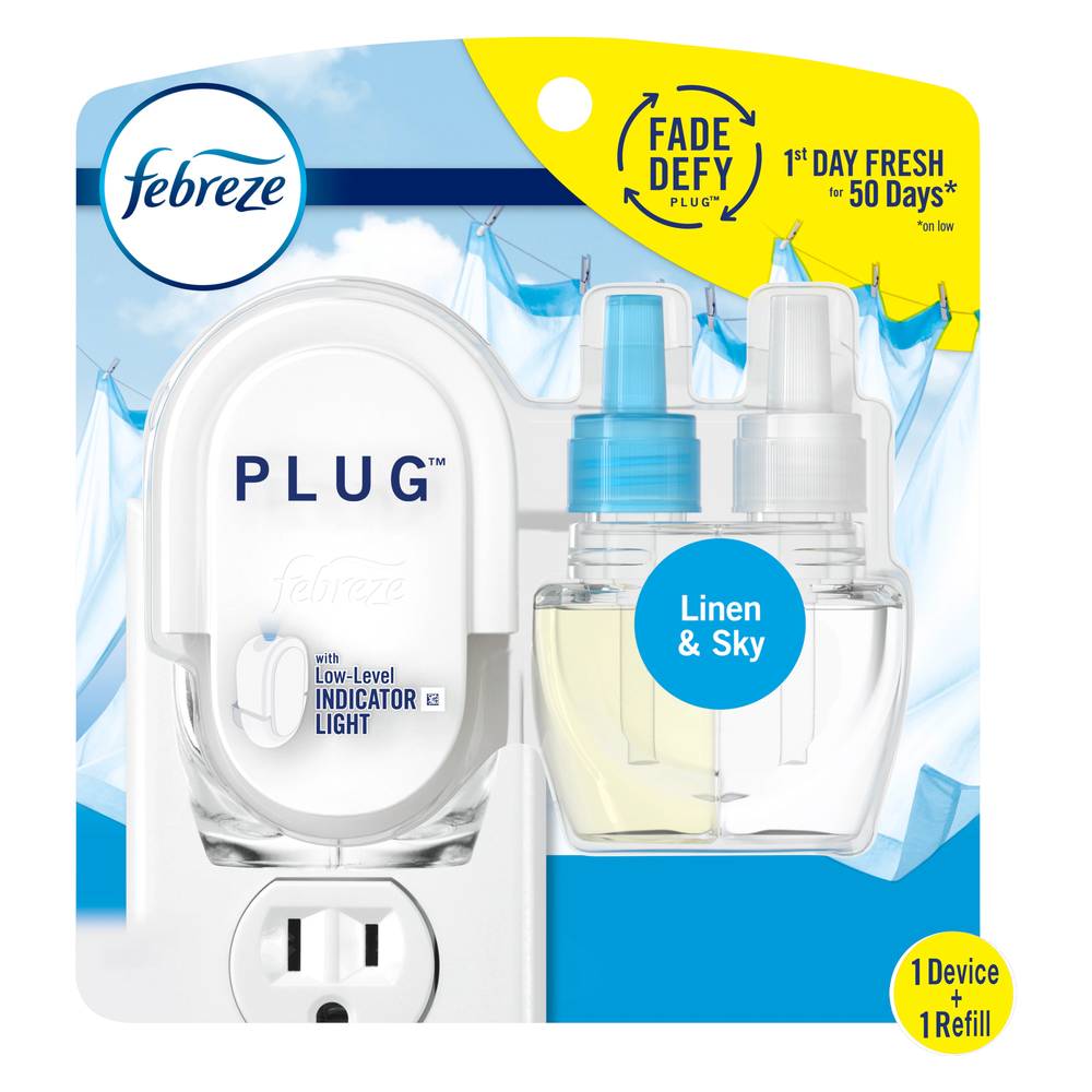Febreze Plug 2-Count with Linen & Sky Device / Refill 0.27 ml