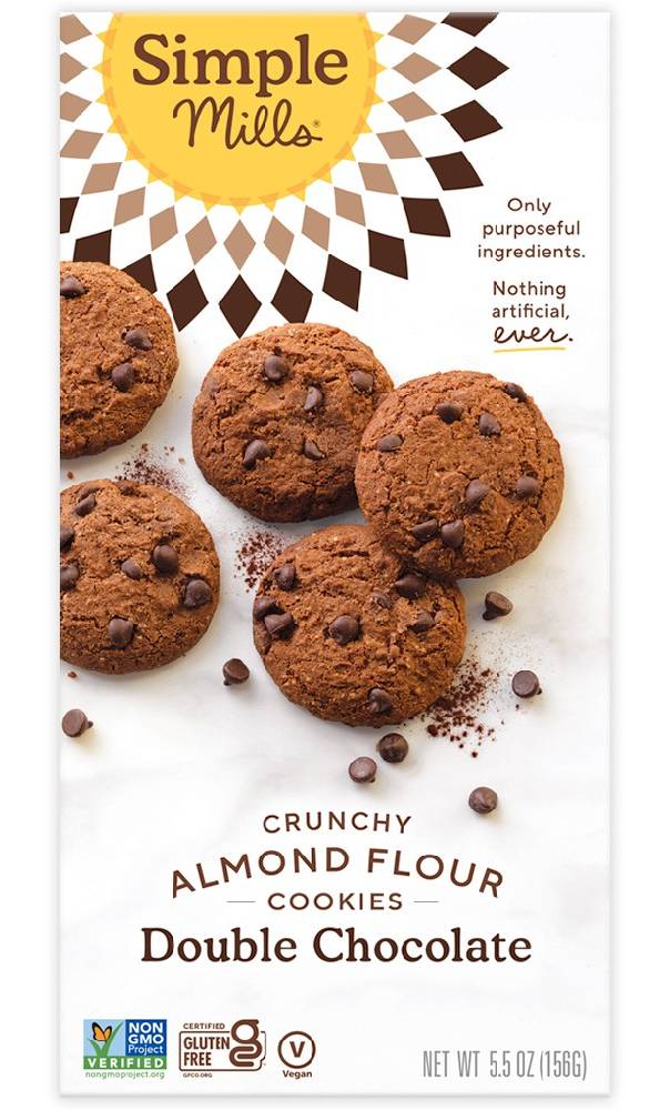 Simple Mills Crunchy Double Chocolate Cookies 5.5 oz