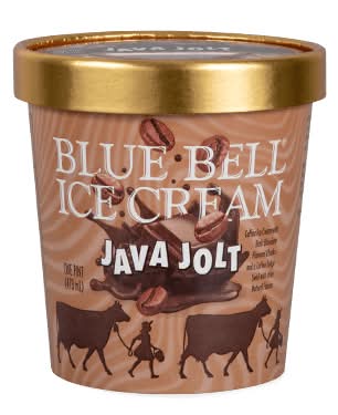 Blue Bell Ice Cream Java Jolt 16 oz