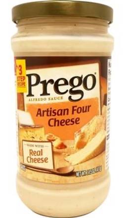 Prego Alfredo Sauce Artisan Four Cheese 14.5 oz