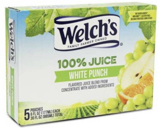 Welch’s 100% Juice White Punch 5-8 oz