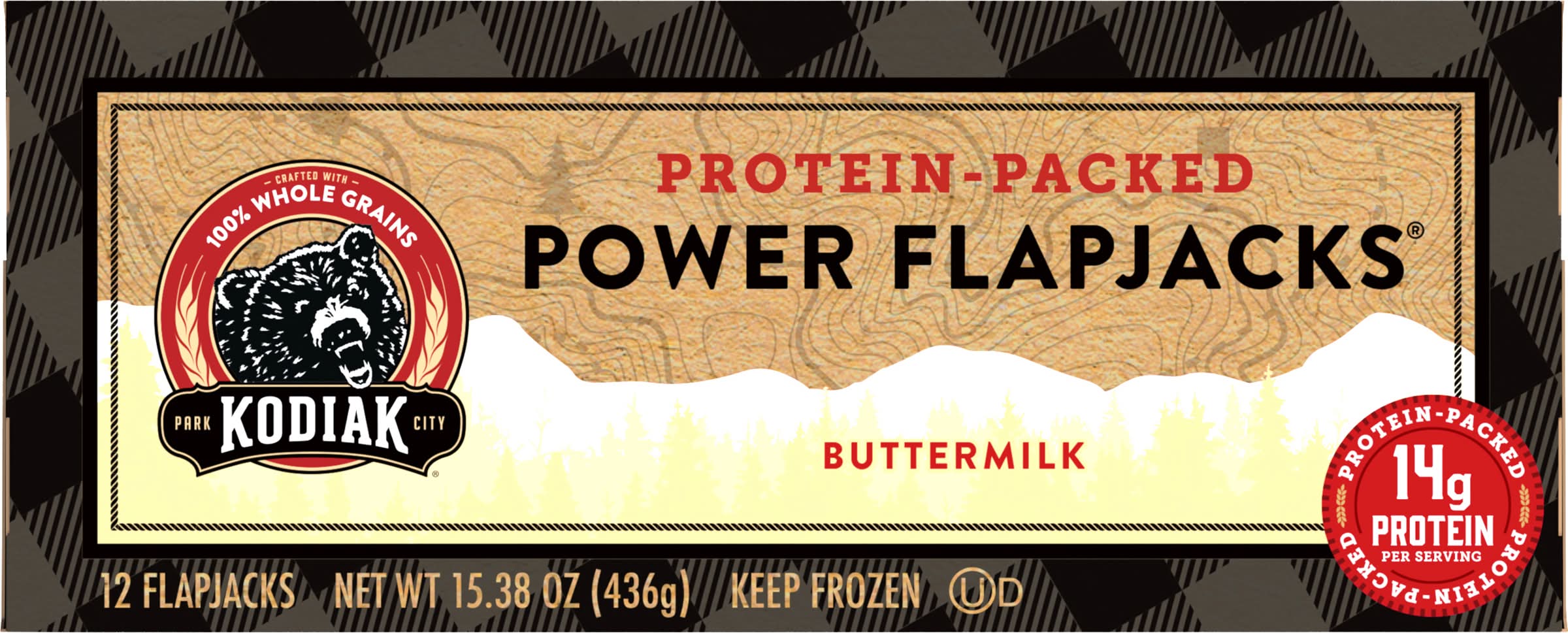 Kodiak Power Buttermilk Flapjacks 15.38 oz