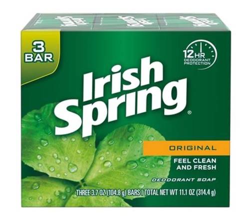 Irish Spring Original Soap 3-3.75 oz