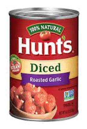 Hunt's Diced Tomato Roasted Garlic 14.5 oz
