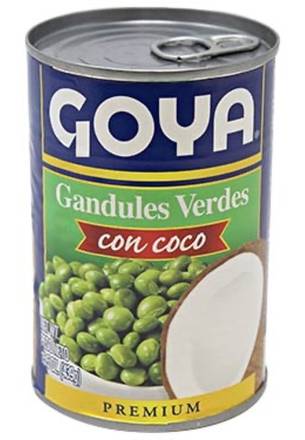 Goya Gandules Verdes con Coco 15.5 oz