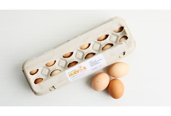Fincas González Huevos de Gallinas Felices Cage Free Medium 12 ct