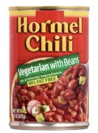Hormel Chili Vegetarian with Beans